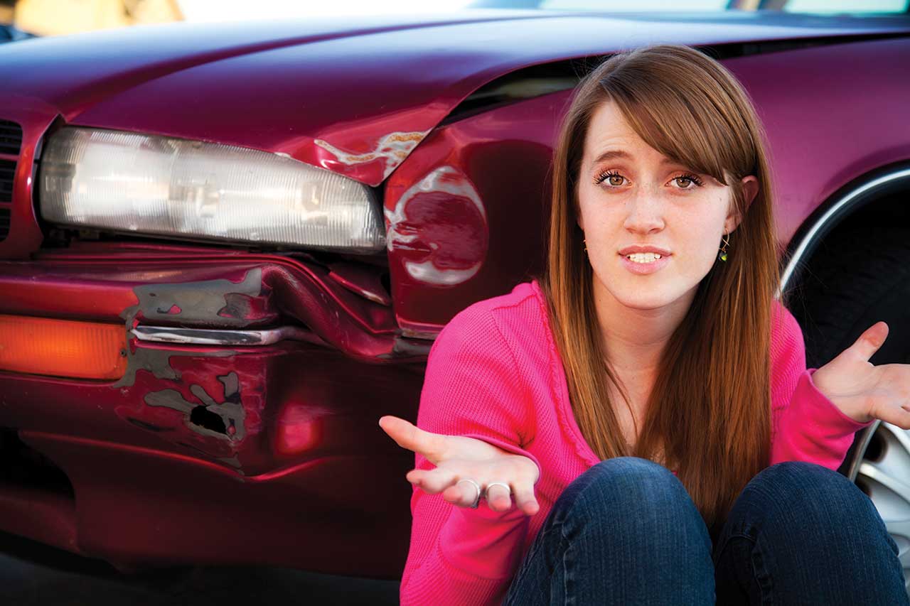 Teenagers car