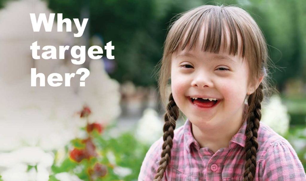 People with Down Syndrome in “civilized” Denmark almost all exterminated