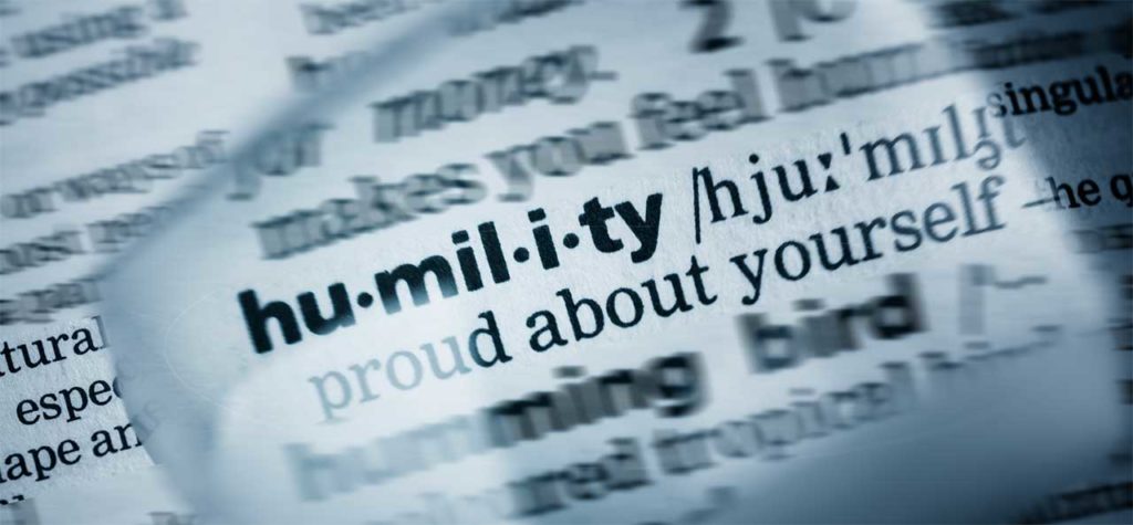 Not all humility is humble