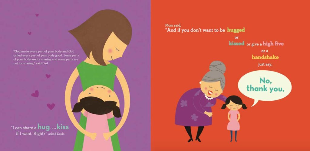 A book for children, to help prevent sex abuse