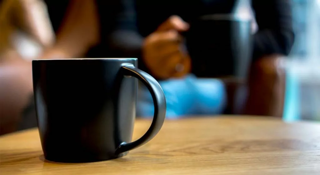 two coffee cups