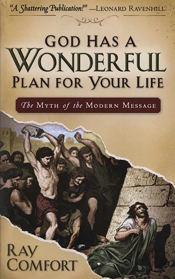 cover of book, showing people trying to stone a Christian