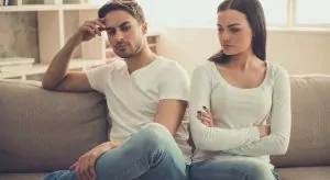 couple not communicating