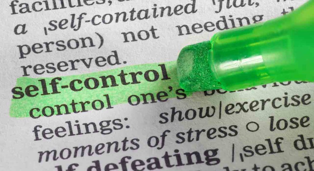 Monday September 17 – The fruit of the Spirit: SELF-CONTROL (4)