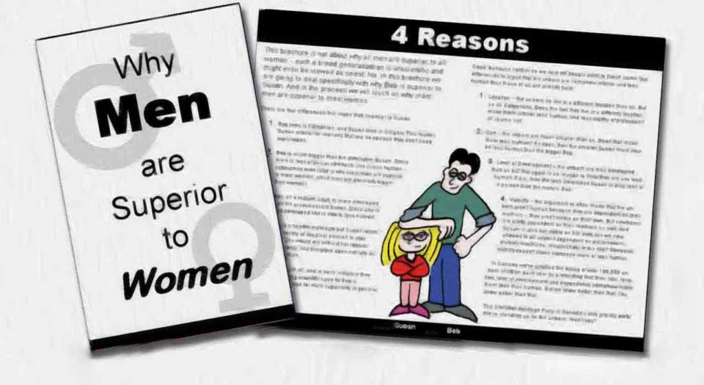 Why men are superior to women – a pro-life analogy