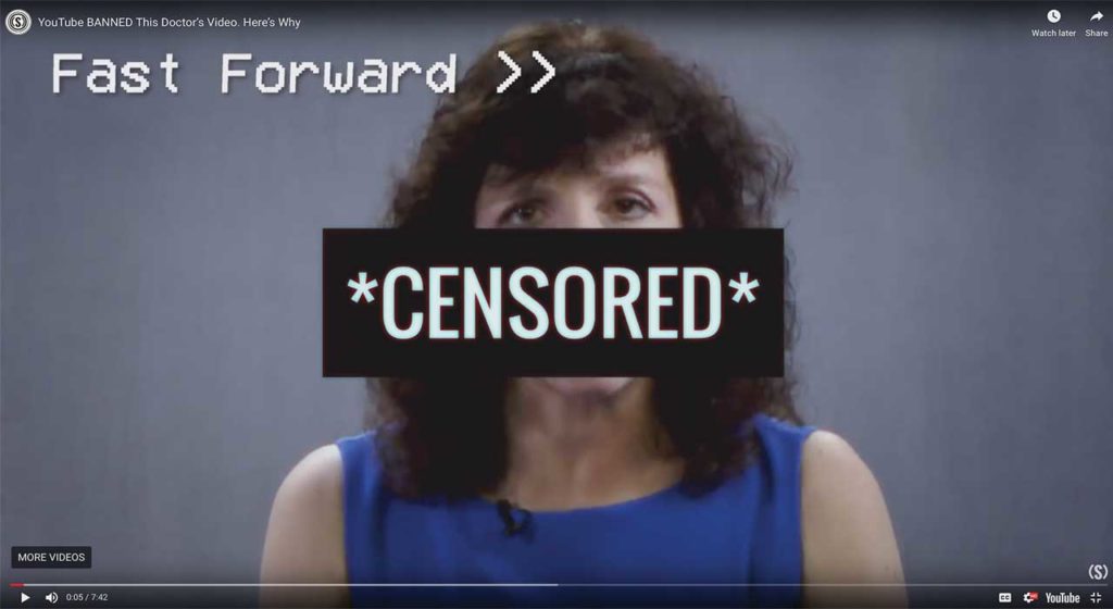 Did YouTube ban a video because of this one sentence?