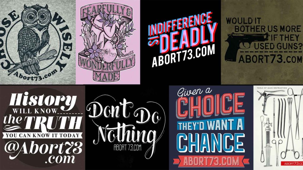 Pro-life shirts that spark, spur, and speak
