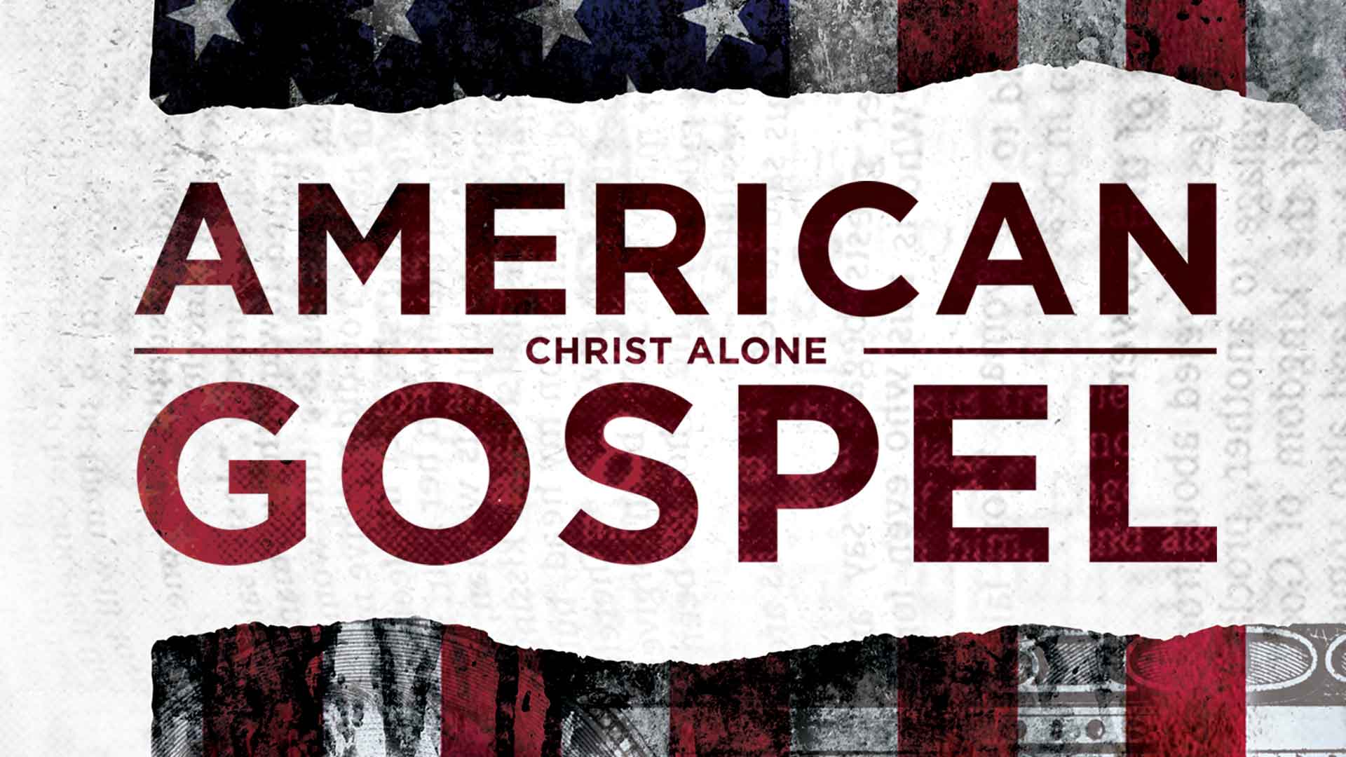 American Gospel Christ alone Reformed Perspective