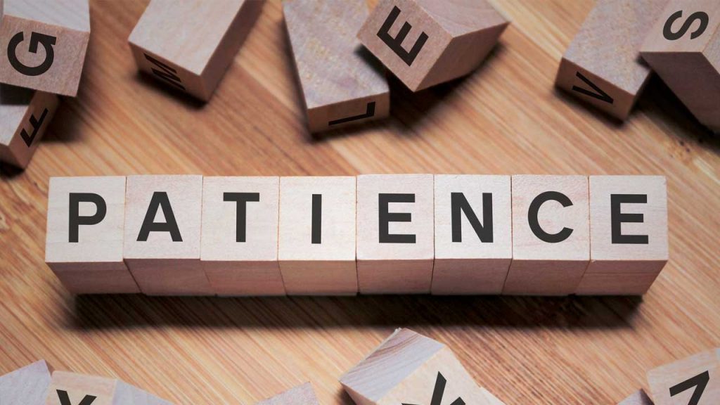September 23 – The fruit of the Spirit is patience: long-tempered