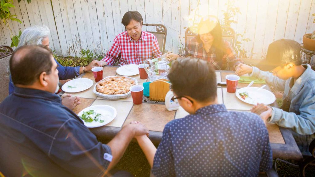 August 4 – Receiving your food with thanks