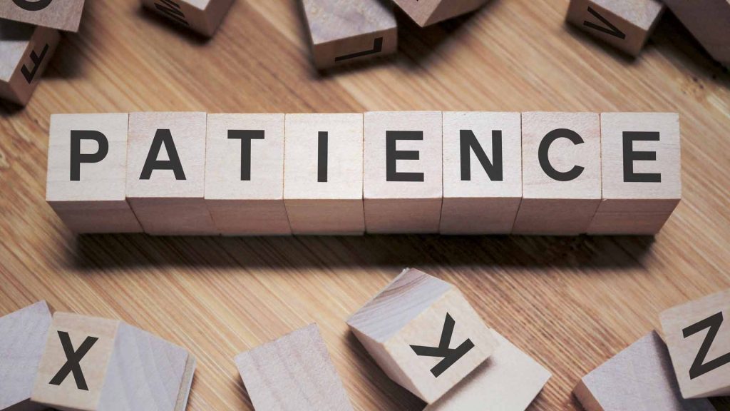 October 26 – Be patient until the Lord’s return
