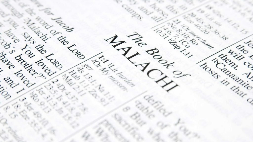 February 1: Introducing the book of Malachi
