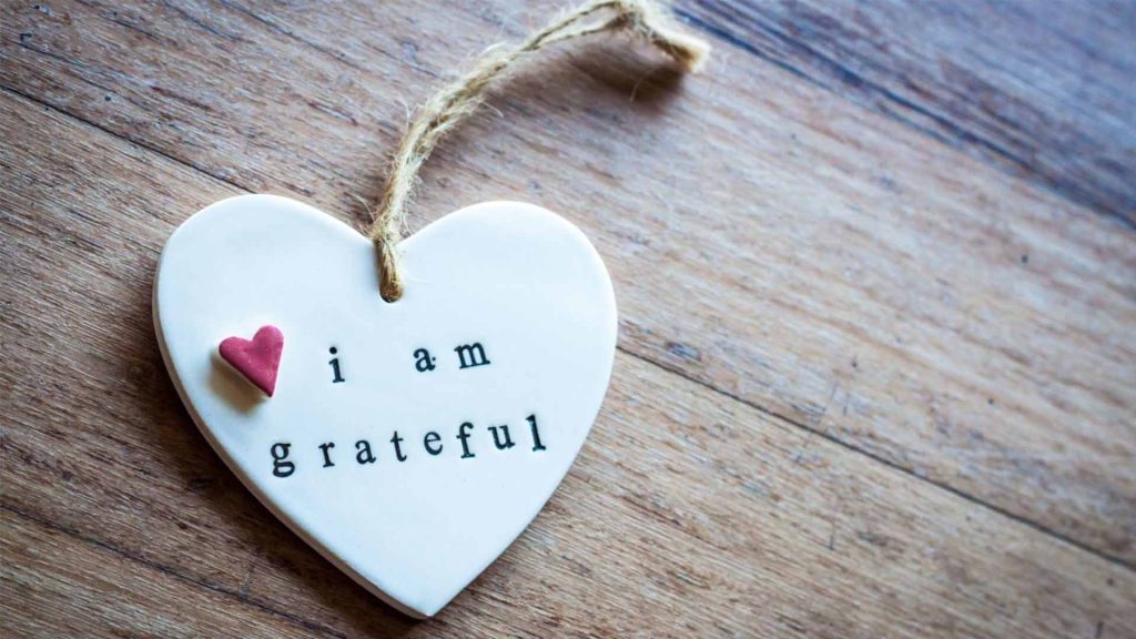 May 21 – Living a life of gratitude