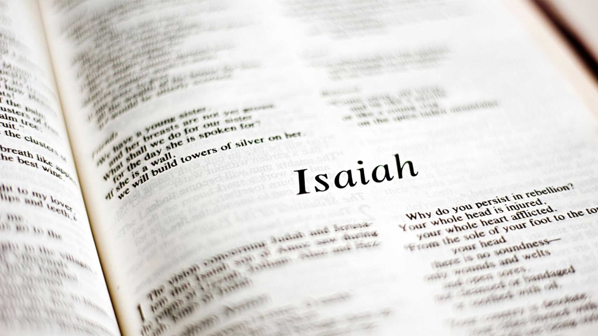 June 1 – Introduction to the book of Isaiah | Reformed Perspective