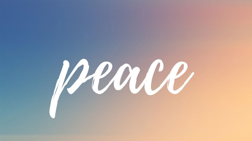 April 19 – The peace of Christ