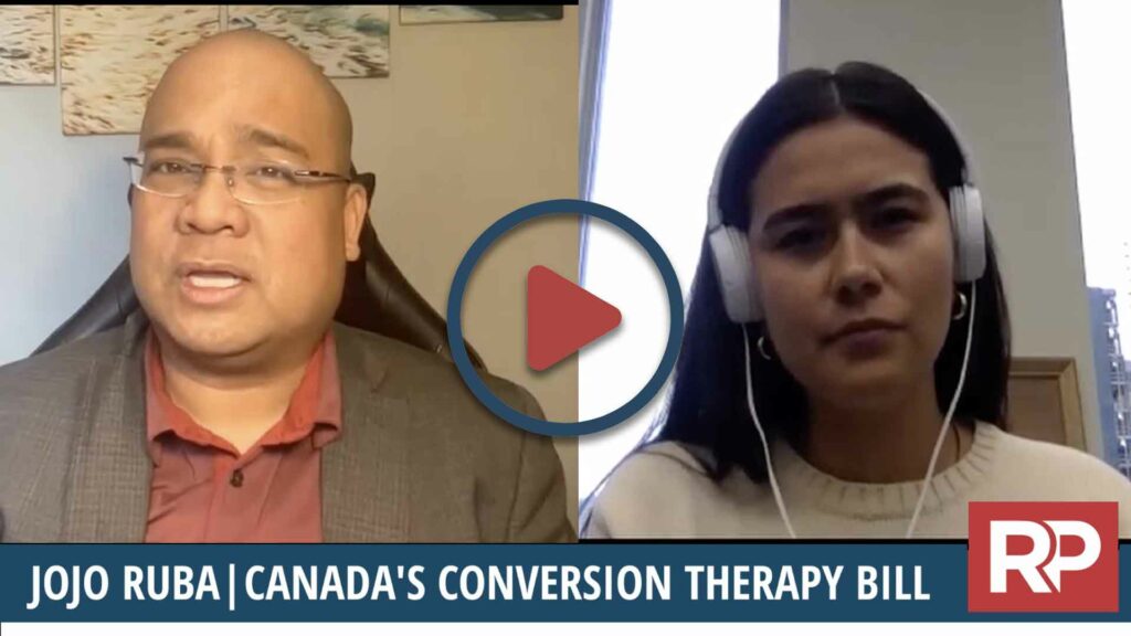 RPTV: Jojo Ruba talking about Canada’s Conversion Therapy Bill