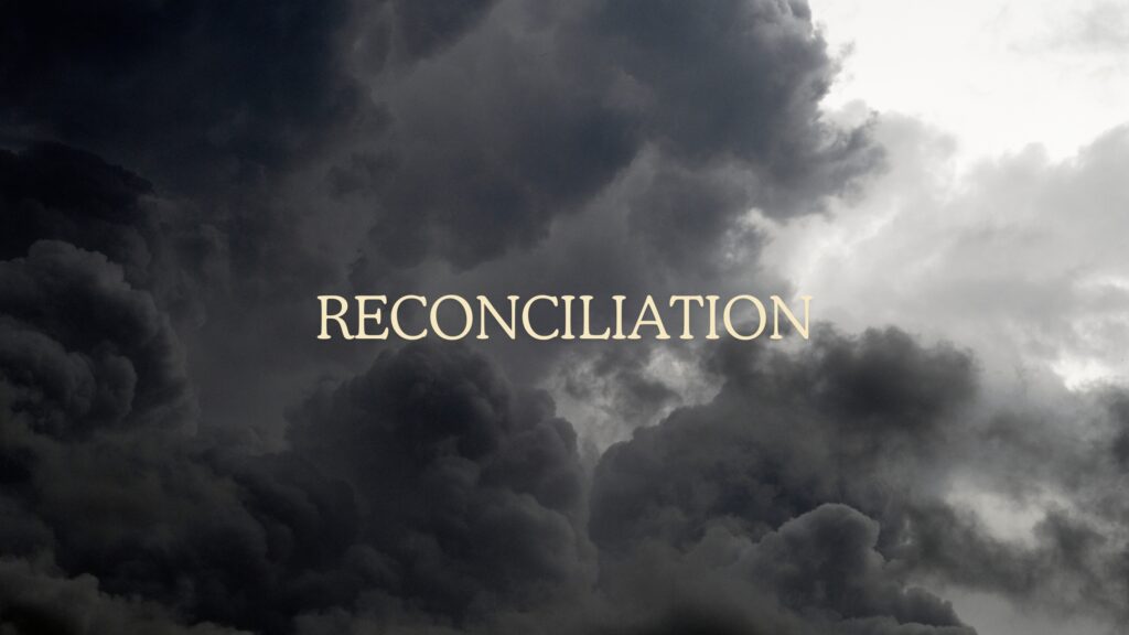 March 29 – Cross purposes: Reconciliation