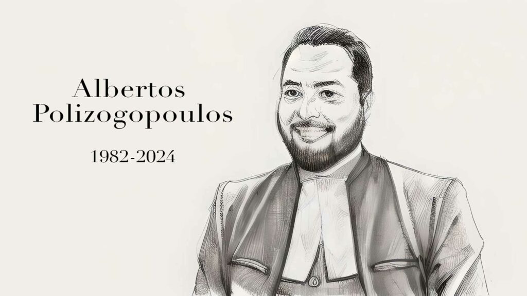 Albertos Polizogopoulos: lawyer for the Lord