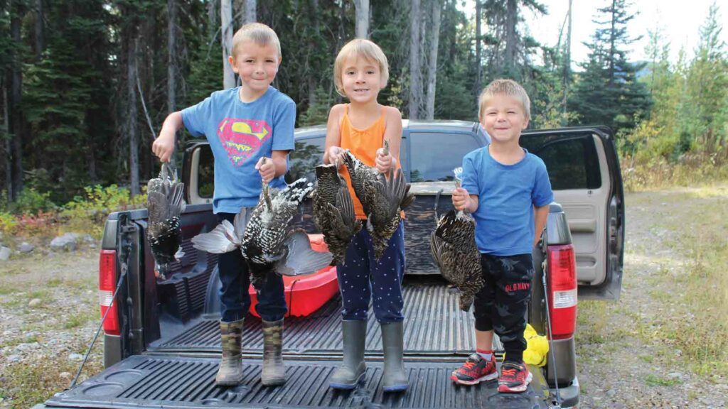 Raising a family to hunt