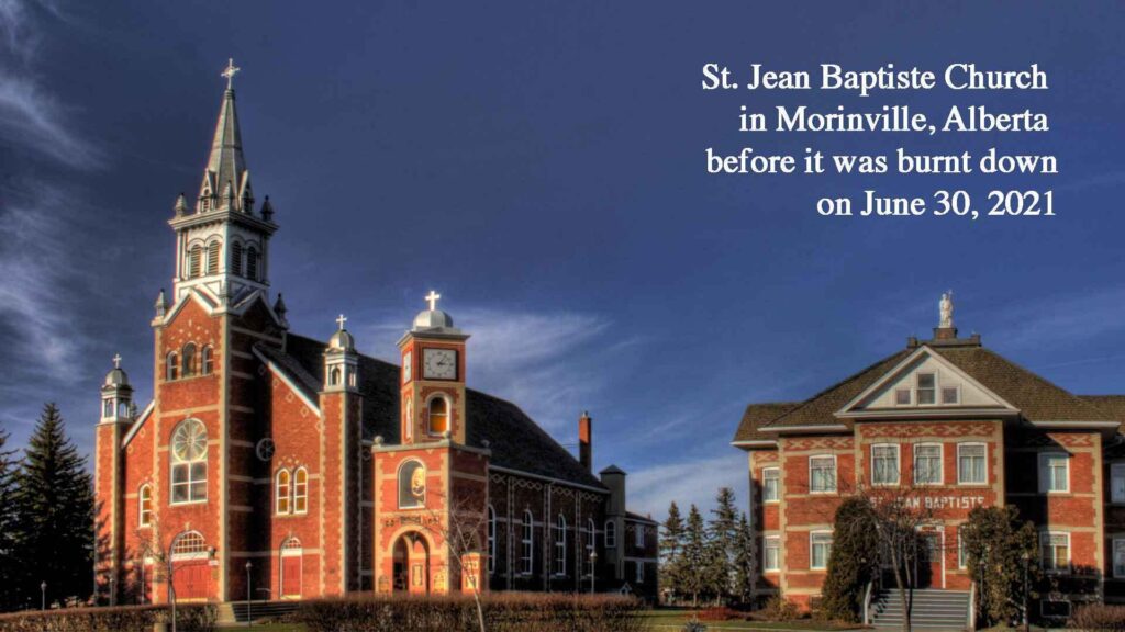 112 Canadian churches vandalized and burned