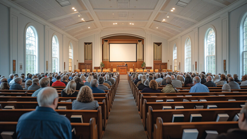 Laughter in the pews