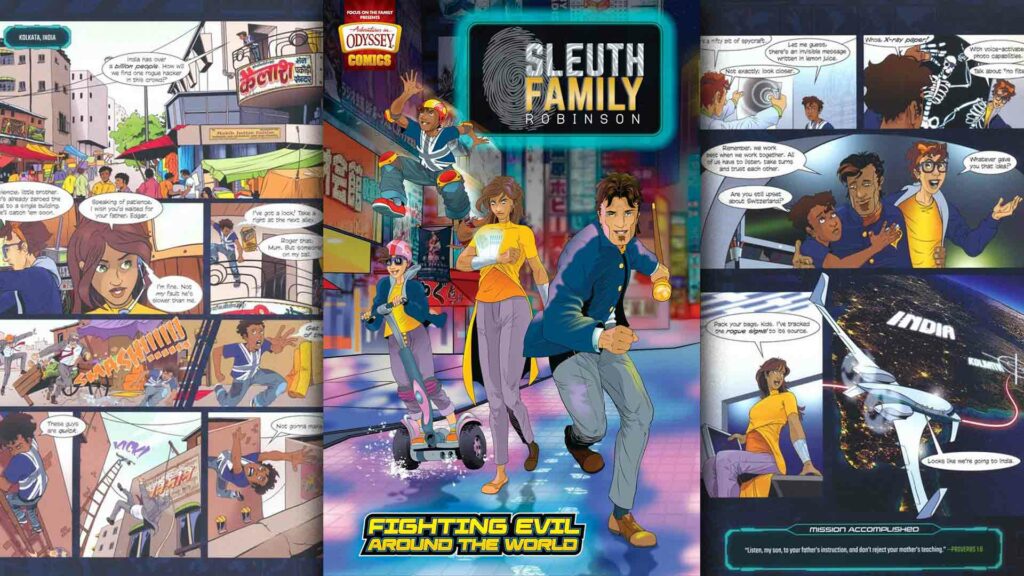 Sleuth Family Robinson: fighting evil around the world