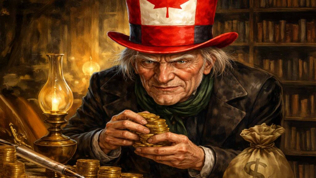 4 out of 5 Canadians give like Scrooge