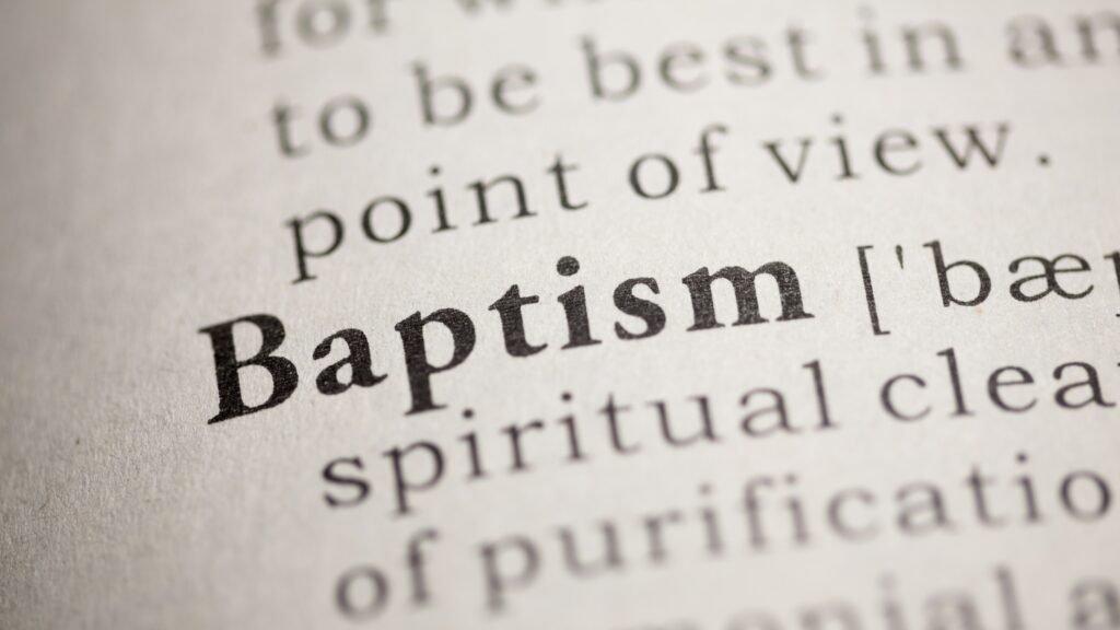March 28 – Baptism as a sign of the goal of God’s creation